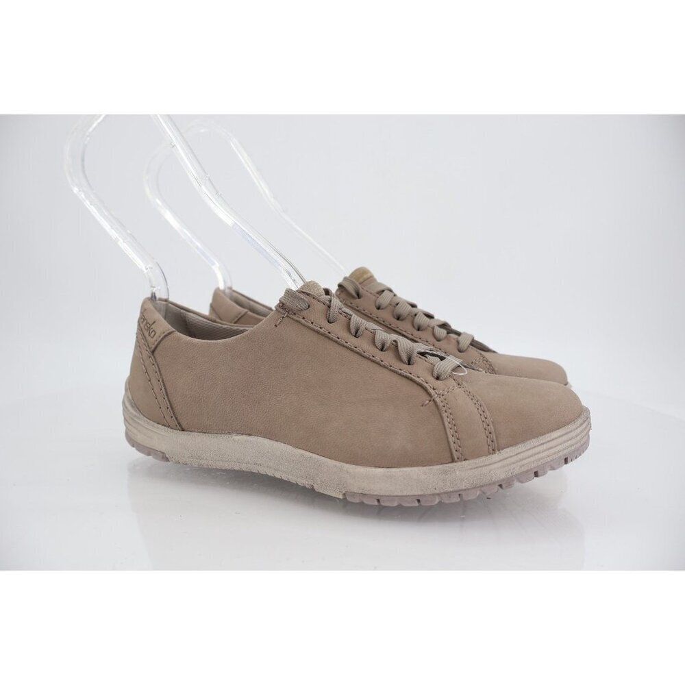 Dansko Women's Leela Sneaker Size 36 5.5 Taupe Brown Nubuck Comfy Athletic Shoe